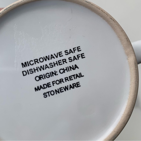 Stoneware Mugs, a set of two HARDLY WORKING and WORKING hard mugs. - Picture 9 of 10